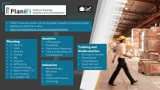 PlaniFi Webinar: Capital and Project Planning