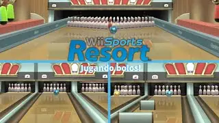Jugando bolos 🎳 | Wii Sports Resort | Nintendo Wii