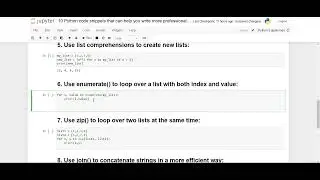 10 Python code snippets that can help you write more professional code