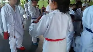 free karate-do in Tacloban Phil black cat preparing for Battle.