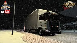 Euro Truck Simulator 2 - Scania Tandem über die Berge im Warp Modus