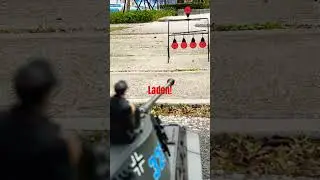 1/16 RC King Tiger BB Firing Test! Henglong with Infrared Aiming & Recoil Upgrade #rctank #shorts