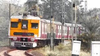 Staff special train| Lockdown Time | BDC-kWAE patrolling special Emu smoothly Crosses a huge carve