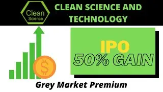 IPO Clean Science and Technology || GMP Today || Review in Hindi || Apply or Avoid