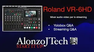🔴 Roland VR-6HD:Mixer audio-video per lo streaming