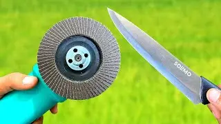 No Fancy Tools? Sharpen Your Chisel with an Angle Grinder!