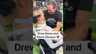 This moment between Kirk Cousins and Steve Gleason ❤️ (via @saints/TT)