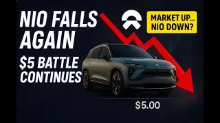 NIO снова борется с $5 &mdash; распродажа, вызванная настроениями, а не фундаментальными причинами