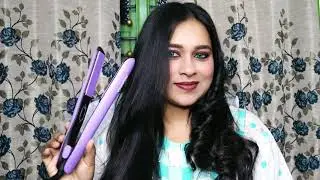 How to use a mini straightener to straight and curl  hair/Agaro straightener @indianbeautysolutions