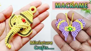 Macrame ganesh ji miniature craft | Macrame Ganpati | Macrame Butterfly | Macrame Tutorial