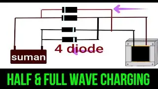 half & full wave charging concept  in hindi
