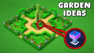 Minecraft: 15+ Garden Build Hacks!