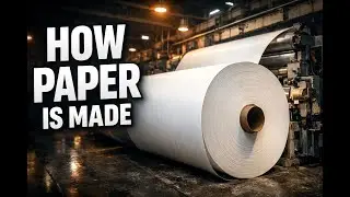 How Paper Is Made | Inside a Modern Paper Factory