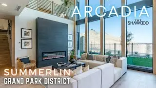 Arcadia by Shawood &mdash; новые современные дома Summerlin на продажу в районе Гранд-Парк, Лас-Вегас, ...