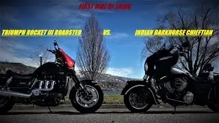 TRIUMPH ROCKET 3 | INDIAN DARK HORSE & SCOUT | FIRST RIDE OF SPRING | GOPRO HD