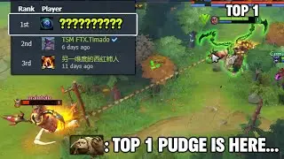 YOU CAN'T ESCAPE!! TOP 1 PUDGE DOTABUFF IS HERE..