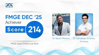 FMGE Topper&rsquo;s Interview | Dr Akash Madan - Score: 214 | FMGE Dec 2025 Achiever | Dr Sandeep Sharma