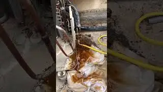 ac flushing with nitrogen gas #airconditioningrepair #flushing #ac #technician