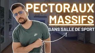 Mes 5 exercices PECS &agrave; la maison FAVORIS avec &eacute;lastique de musculation et poids de corps