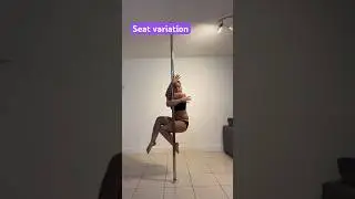 Un seat con un agarre interesante #poledance #poleseatvariation