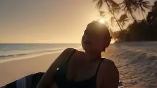 Calm Beach Escape 🌊 Soft Waves & Peaceful Music for Deep Relaxation