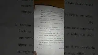 Environment Law LL.B 4th sem 2025 @lucknowuniversity⚖️ #exam #lawofattraction