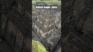 mountain turned into a temple India&rsquo;s masterpiece #KailasaTemple #youtubeshorts #shortsfeed #shorts