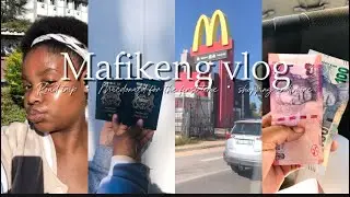 University of Botswana student: Mafikeng Vlog 🇿🇦| Mc D for the first time 🍟| road trip| Shopping 🛍️