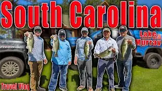 LAKE MURRAY - MLF Bass Pro Tour Stage 3 - Travel Vlog