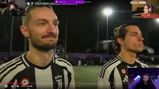 BLUR REACTION YOUTUBER LEAGUE ROMA JUVE