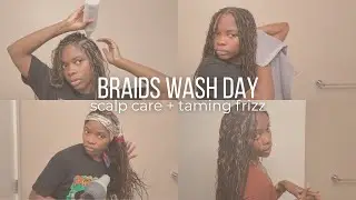 Realistic Braids Refresh | Scalp Care + Frizz Fix Routine