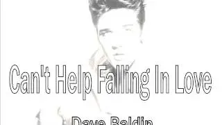 Can't Help Falling In Love - performed by Dave Baldin