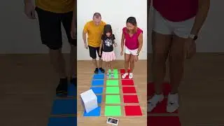 Dice colore CHALLENGE 😀 Is too exciting #shorts GamGam Family