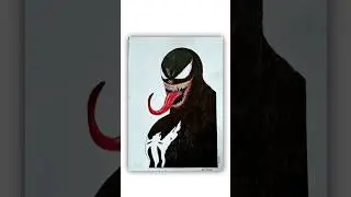 Venom 💪😇 #marvel #venom #art #akash15 just boy