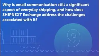 Why is email essential in shipping, and how does Shipnext Exchange address its challenges?