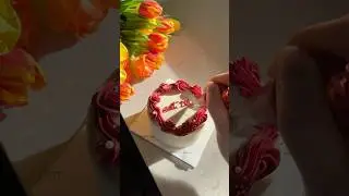 5 tips to improve free writing on cakes ❣️#writingoncakes #cakewriting