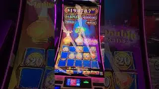 $80 BET HUGE JACKPOT HANDPAY WIN MYSTERY OF THE LAMP - MSC WORLD AMERICA CRUISE - $2 Denom