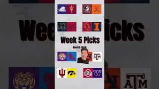 Прогнозы на студенческий футбол на 5-ю неделю 👀🔥🏈 #cfb #collegefootball
