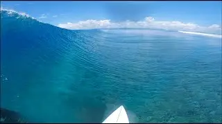 Surfing Glassy Walls Over Coral Reef | RAW POV SURF