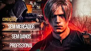 #16 DESAFIO RE4 REMAKE SEM MERCADOR SEM DANOS (PROFISSIONAL) TOMOU DANO? RESETA!