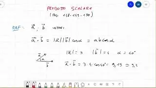 Vettori 4: prodotto scalare e vettoriale