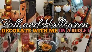 FALL HALLOWEEN DECORATE WITH ME ON A BUDGET 2020 I SOME CLEANING MOTIVATION I DEAN AND TESS