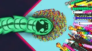 SNAKE IO🐍 KING GHASTOR SNAKE 🐍 VS 1000 PRO GIANT SNAKES 🐍 EPIC SNAKEIO GAMEPLAY #snakegame #games 