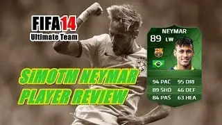 89 SiMOTM NEYMAR Player Review + In Game Stats | Fifa 14 Ultimate Team | (Deutsch/HD)