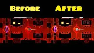 Geometry Dash | Cataclysm Coin Update | Before & After