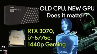 RTX 3070 & i7 5775c - Halo Infinite Campaign - Old CPU, New GPU at 1440p High Preset