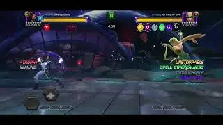 New season AW /\ Path 5 first seaction with ENCHANTRESS NODE 14  -- bad fight BTW but solo  xD  MCOC