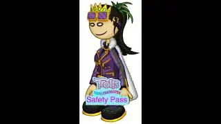 Queen Akari's Trolls Trollercoaster Safety Pass