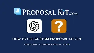 How to use the OpenAI Custom GPT Proposal Outline Generator
