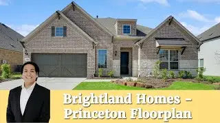 New Build Home Tour  - Brightland Homes Prineton Model Home in Brookewater Community Rosenberg Texas